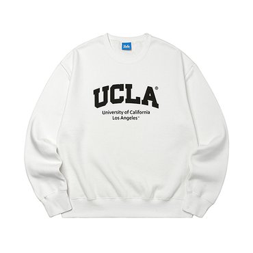  남여공용 UCLA 로고 프린트 기모 스웨트 셔츠(UZALT91)