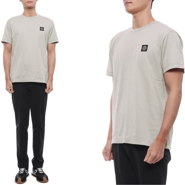 [부산점] 26SS 남성 로고 패치 반팔티셔츠 (L1S152100027 S0013 V0061 26S)