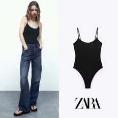 ZARA 자라 블랙 스트랩 바디수트