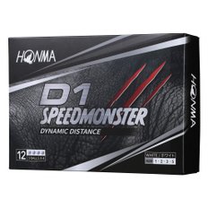 혼마 골프 HONMA 골프 공 D1 SPEED MONSTER 스피드 몬스터 1 다스 12 개입 화이트