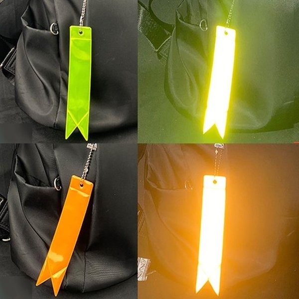 안전 반사 가방걸이 반사키링 15cm 야간라이딩 (WFHP4HT)