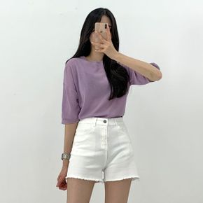 하쿠 베이직 반팔 니트 라운드 루즈핏 여름 니트티  6color _P081649111