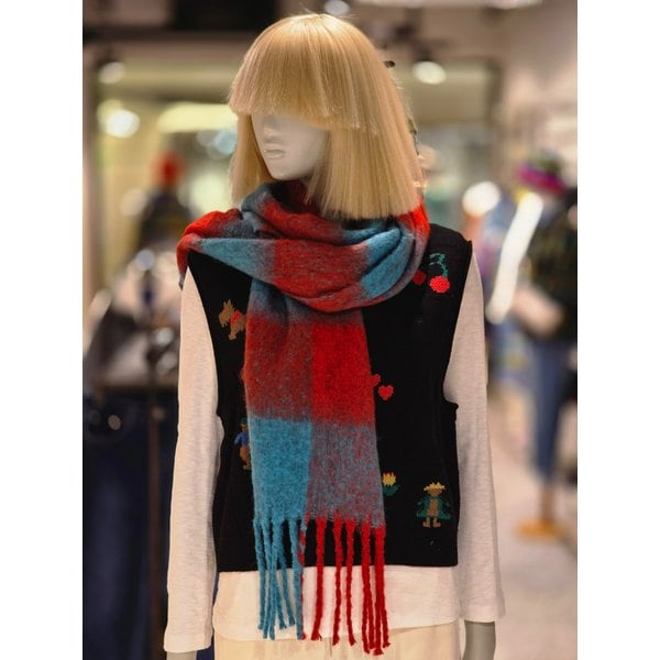 [파주점] 체크 머플러 BCMFA2561-RD