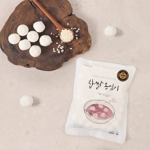 인정식탁 [서울마님죽] 철원오대쌀로 만든 찹쌀옹심이 500g 3팩 (총 1.5kg)
