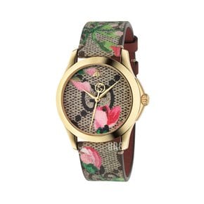 YA1264038 G타임리스 여성 가죽 쿼츠 38mm