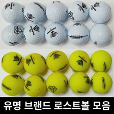 10알 유명브랜드 컬러 화이트 2피스 3피스 a a- 급 골프 연습 로스트 볼 공