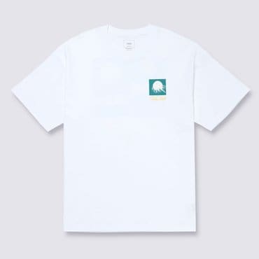반스 LR 스마일 선 반소매 티셔츠 화이트 VN000NN2WHT1