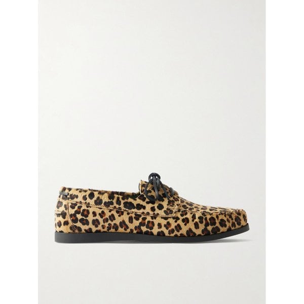 비니스 보트맨 레오파드 프린트 보트 슈즈 46376663163018415