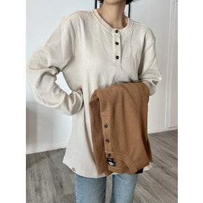 25 FW 남녀공용 헨리 써멀 티셔츠 2색 택1 A85X3OT9 A85X30BD