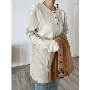 25 FW 남녀공용 헨리 써멀 티셔츠 2색 택1 A85X3OT9 A85X30BD