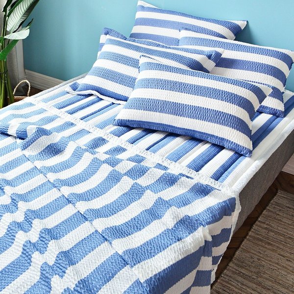 리브린 빠삐용 시어서커 여름 홑이불 베개세트 SS