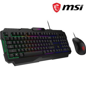 FORGE GK100 유선 키보드 마우스 세트 컴퓨터 PC 콤보 RGB 합본 컴퓨터 게임용 사무용