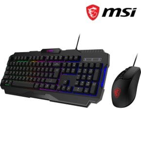 FORGE GK100 유선 키보드 마우스 세트 컴퓨터 PC 콤보 RGB 합본 컴퓨터 게임용 사무용