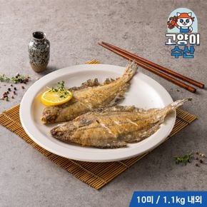 [고양이수산] 반건조 손질 물가자미 10미 1.1kg[34634940]