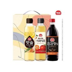 실속형 추석 명절 선물세트(맛술+식초+진간장)