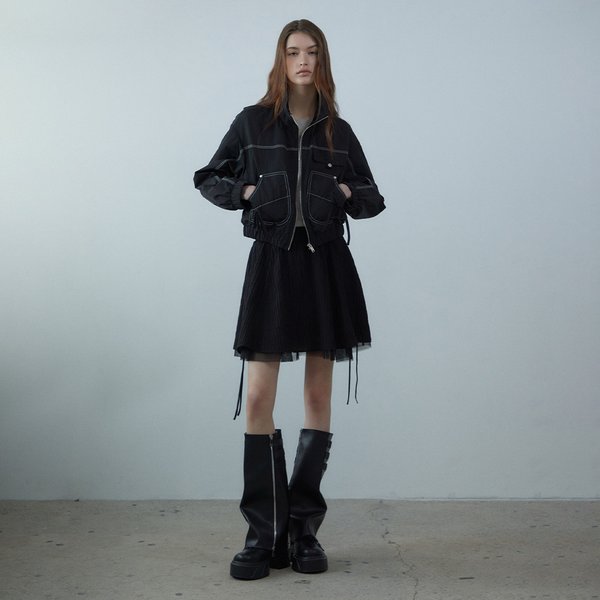 [시흥점] 여성 밑단 밴딩 아웃포켓 점퍼 (ES2TZ802)