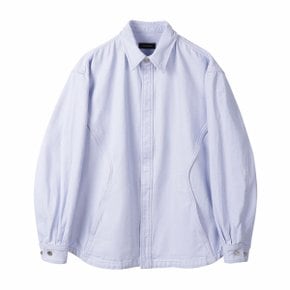 Piping Line Denim Shirt_CWSAM25104PPX