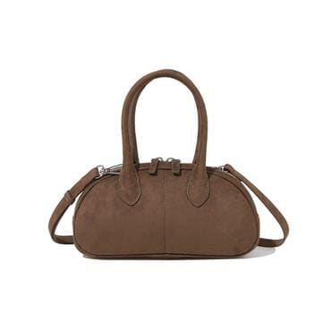 커버낫 클로버하트 클래식 스웨이드 토트백 Brown CO2506TB76BR