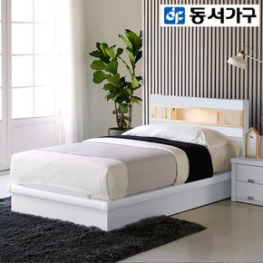 세렌 LED 편백 수납 SS침대 프레임 DF909520