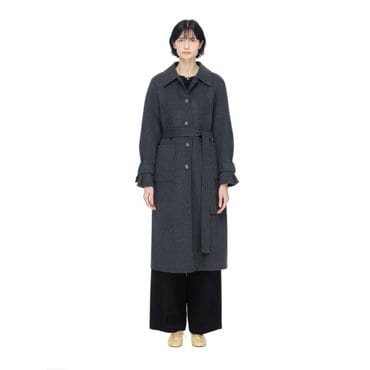 듀엘 엠블럼 자카드 리버시블 코트 D244MSG510