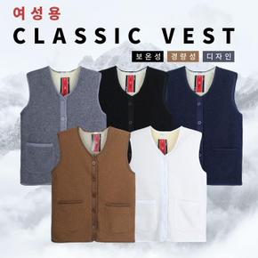 여성용 소프트 5버튼 양털 조끼 플리스 (S23495238)
