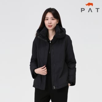 PAT [PAT여성] 여성 밍크퍼 이중카라 다운 점퍼_1H81904