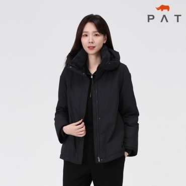 PAT [PAT여성] 여성 밍크퍼 이중카라 다운 점퍼_1H81904