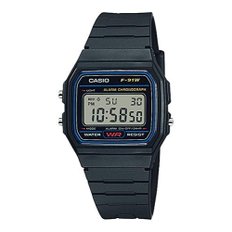 [카시오] CASIO 시계 쿼츠 F-91W-1 유니섹스 치프 카시오 블랙 해외 모델 []