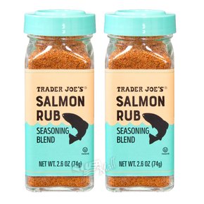 [1+1] 트레이더조 연어 살몬 럽 시즈닝 블렌드 74g TRADER JOE`S SALMON RUB SEASONING BLEND