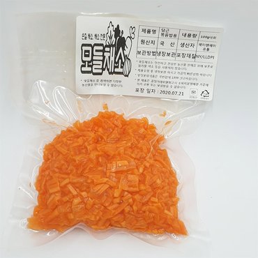 모들채소 다진 당근(볶음밥용,계란말이용,이유식용)500g 1팩