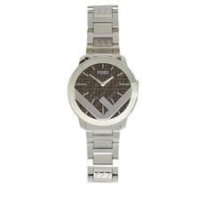 Silver stainless steel Fendi is F watch SILVER