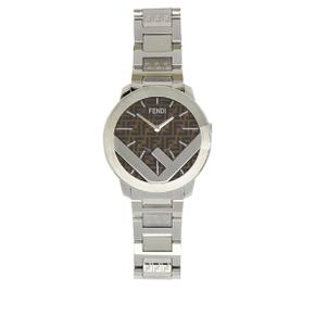 Silver stainless steel Fendi is F watch SILVER