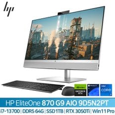 엘리트원 870 AIO G9 R GFX 9D5N2PT i7-13700 (32GB/1TB/3050 Ti/27인치/W11P) (RAM 64GB )