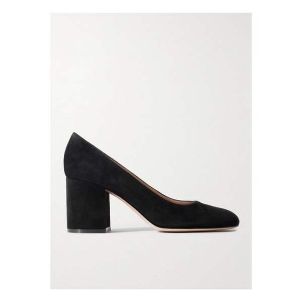 조엘 스웨이드 펌프스 70mm 블랙 46376663162838764