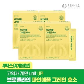 [온유바이오]브로멜라인함유 70만 고역가 파인애플 그레인 효소 4개월분