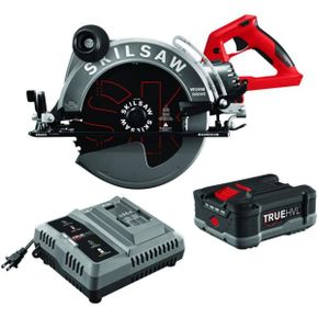 미국 스킬 원형톱 스키L 10 1 4 TRUEHVL 코드less Worm Drive 스키lsaw Circular Saw Kit with B