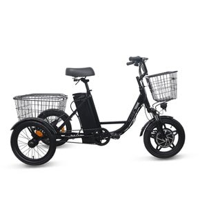 스카닉 트라이크16 TRIKE 실버 여성용 주부 세발 삼륜 전동 전기자전거