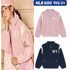 25일라이브 (백화점공식)25년바시티 어깨배색 블루종 점퍼 (2color)7AJPV0851