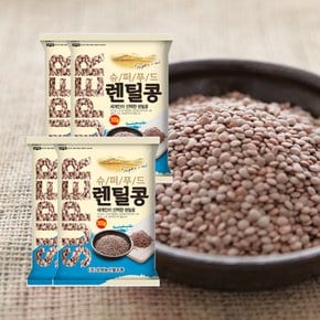 [2025년산] 캐나다산 렌틸콩 2kg(500g/4개)