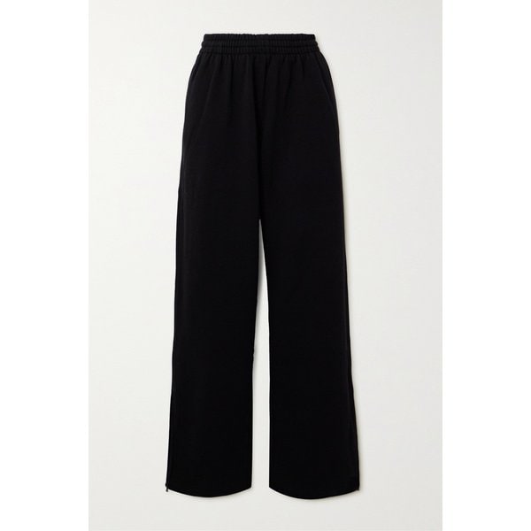 워드로브 NYC 헤일리 비버 코튼 저지 와이드 스웨트팬츠 블랙 1647597310482108