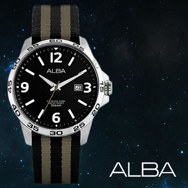 SEIKO ALBA 세이코알바 AS9A13X1 남성시계 나토밴드 손목시계 - SSG.COM