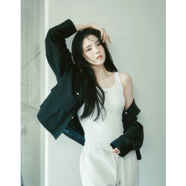 지오다노 NEW 한소희 여자 코튼나일론 아웃 포켓 자켓 375511