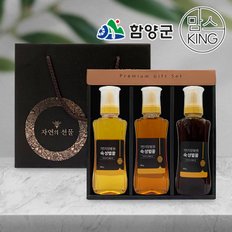 지리산 함양 1번지 양봉원 김영조의 100% 숙성벌꿀 튜브 500g 3종 선물세트