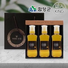 지리산 함양 1번지 양봉원 김영조의 100% 숙성벌꿀 튜브 500g 3종 선물세트