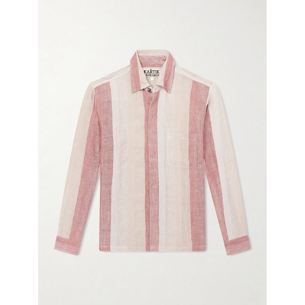 카틱 리서치 스트라이프 리넨 거즈 셔츠 46376663162975396