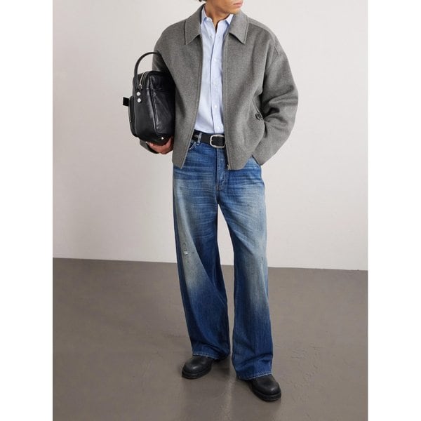 도베오 더블페이스 울 캐시미어 블렌드 펠트 재킷 46376663162969999