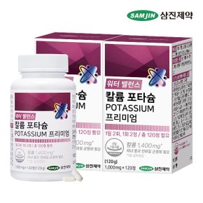워터 밸런스 칼륨 포타슘 POTASSIUM 프리미엄 2병 (240정)