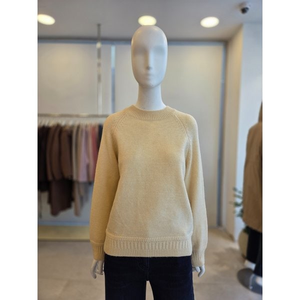 [여주점] [더 아이잗] 여성 래글런 케이블 포인트 풀오버 니트(IRCM1PO891)