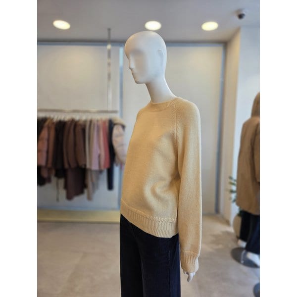 [여주점] [더 아이잗] 여성 래글런 케이블 포인트 풀오버 니트(IRCM1PO891)