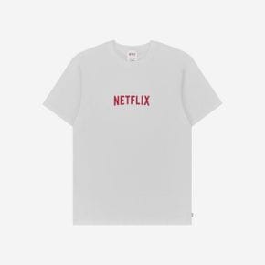 아이앱 스튜디오 x 넷플릭스 숏슬리브 티셔츠 화이트 IAB Studio x Netflix SS T-Shirt White